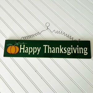 Happy Thanksgiving Large Wood sign 18”
